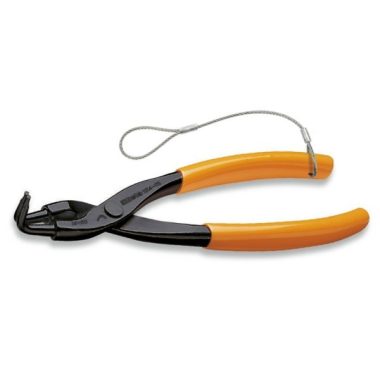   Beta 1034HS 90°-os hajlított belső Seeger-fogó, barnított, PVC-bevonattal