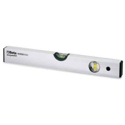   Beta 1696B Mágneses vízmérték eloxált alumíniumból, 2 törésbiztos libella, pontosság: 1 mm/m