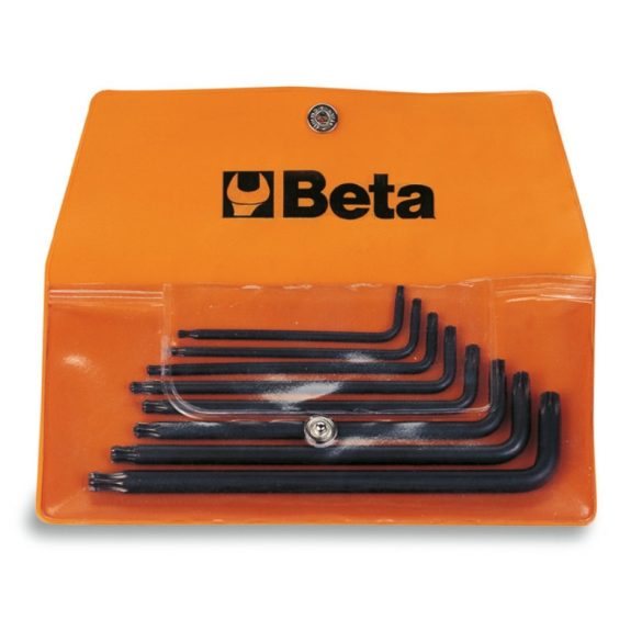Beta 97BTX/B8 8 részes hajlított gömbfejű Torx® imbuszkulcs szerszám készlet műanyag dobozban