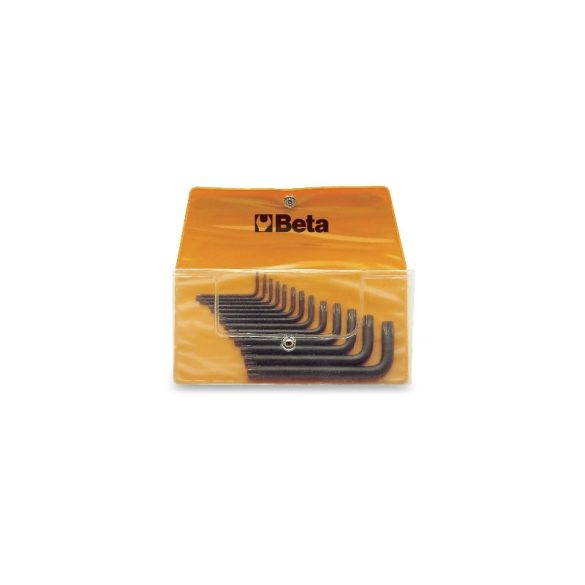 Beta 97TX/B13 13 részes hajlított Torx® imbuszkulcs szerszám készlet műanyag dobozban