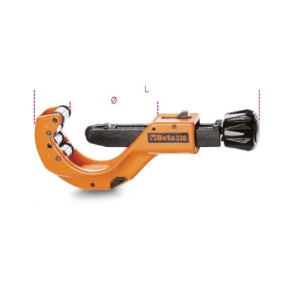   Beta 338 Teleszkópos csővágó gyors előtolással, réz, könnyűfém és műanyag csövekhez