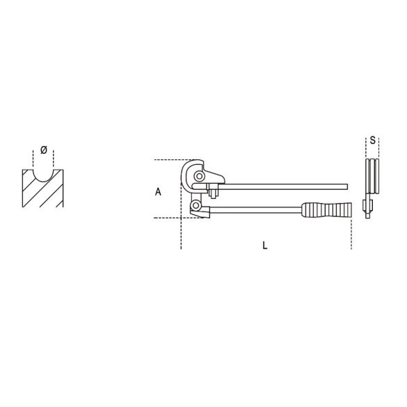 Beta 388 16 Csőhajlító, vékonyfalú réz, könnyűfém és lágyacél csövekhez