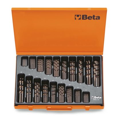 Beta 415/C116 rövid csigafúró szerszám készlet 116 darabos kivitelben fém kofferben