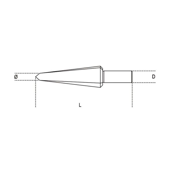 Beta 424/6 Kúpos lemezfúró, HSS
