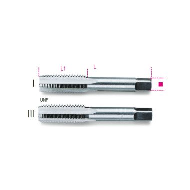 Beta 433ASF Kézi menetfúró, UNF menet, krómacélból