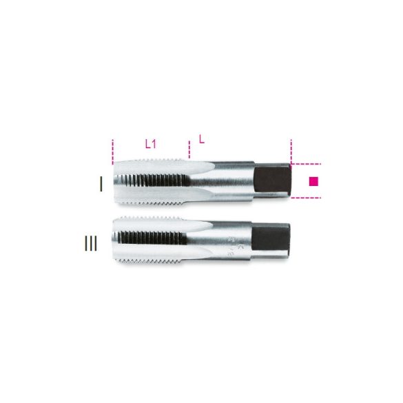 Beta 433ASG 1" Kézi menetfúró, hengeres gázmenet, krómacélból