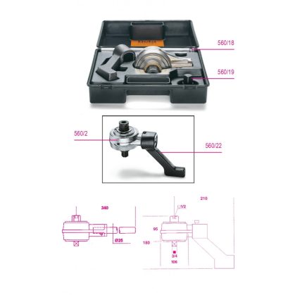 Beta 560/C2 nyomatéksokszorozó készlet és alkatrészei kofferben