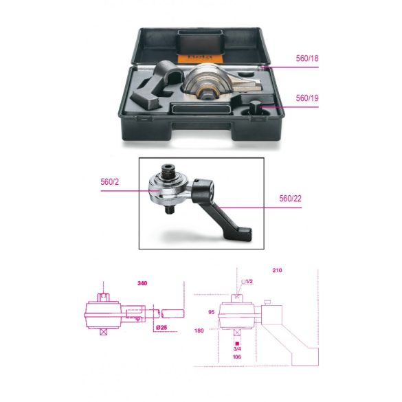Beta 560/18 nyomatéksokszorozó tartozék 18-as számú alkatrész