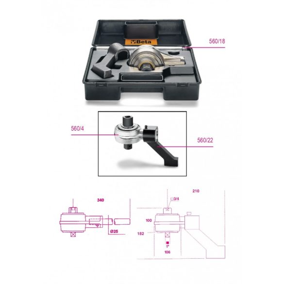 Beta 560/18 nyomatéksokszorozó tartozék 18-as számú alkatrész