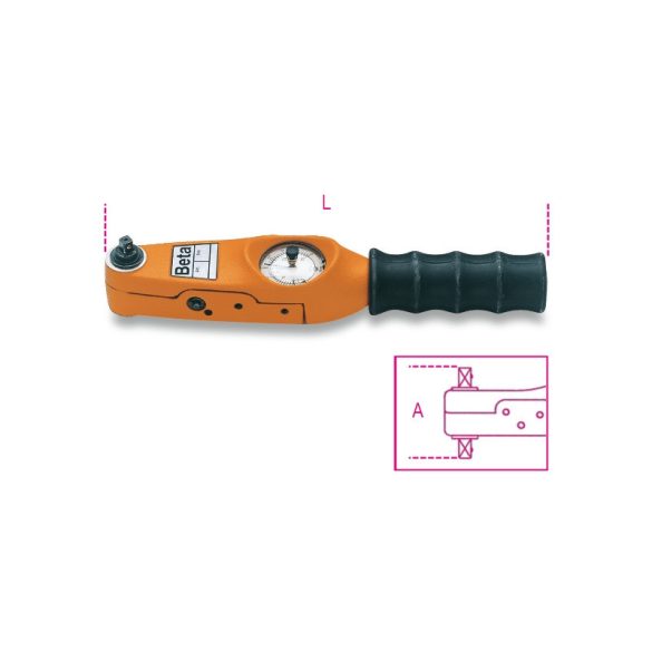 Beta 592/3 mérőtárcsás nyomatékkulcs 1-27 Nm tartománnyal és 3/8 colos csatlakozóval