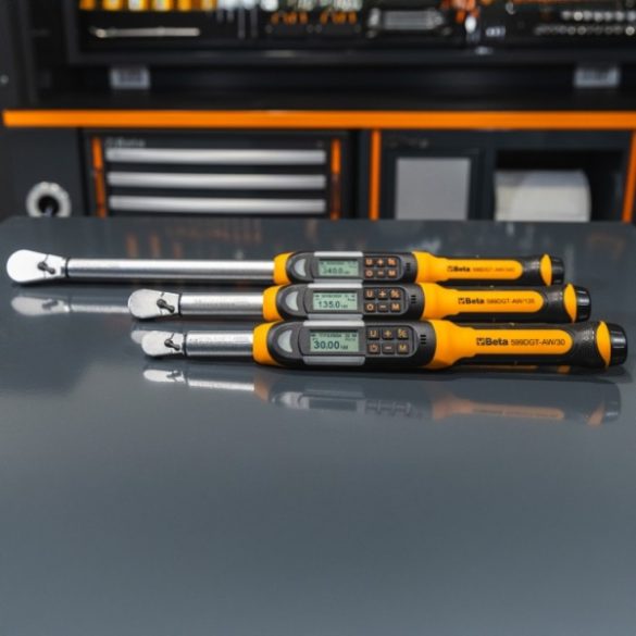 Beta 599DGT-AW Elektronikus nyomatékkulcs nyomaték és szög leolvasással, és vezeték nélküli adatátvitellel