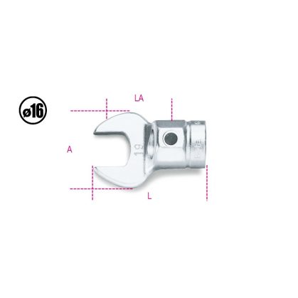 Beta 642 villáskulcsfej nyomatékkulcshoz, Beta cserélhető villás betét