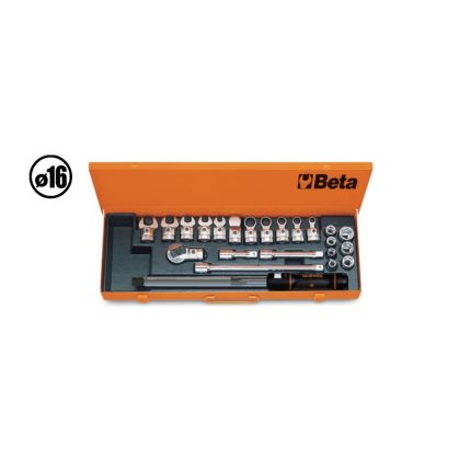 Beta 671N/C20 nyomatékkulcs készlet fém kofferben, Beta 668N/20 200Nm nyomatékkulcs tartozékokkal és cserélhető fejekkel