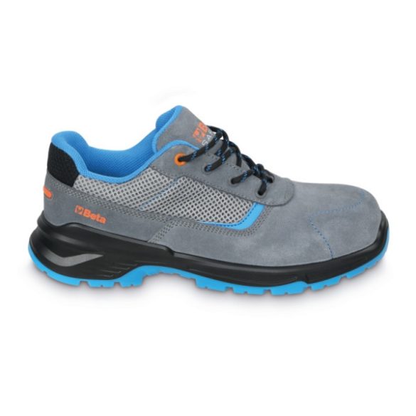 Beta 7200BP Hasítottbőr cipő, Mesh betéttel