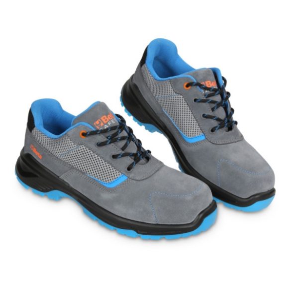 Beta 7200BP Hasítottbőr cipő, Mesh betéttel