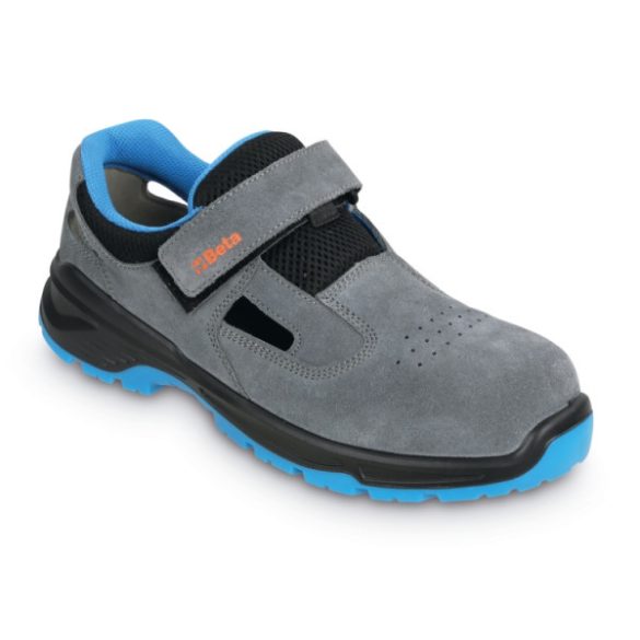 Beta 7201BP Tépőzáras hasítottbőr szandál