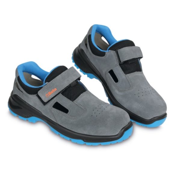 Beta 7201BP Tépőzáras hasítottbőr szandál