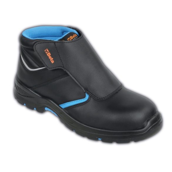Beta 7204BP Bőr bokacipő, sima felületű, vízlepergető, első védőnyelvvel