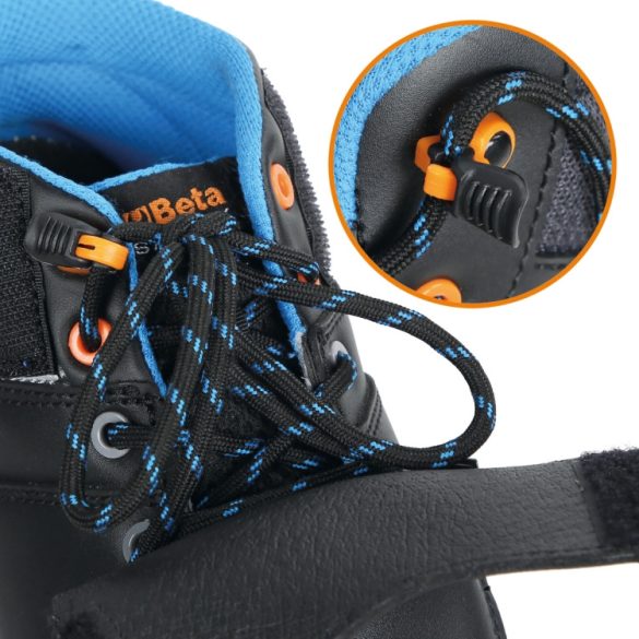 Beta 7204BP Bőr bokacipő, sima felületű, vízlepergető, első védőnyelvvel