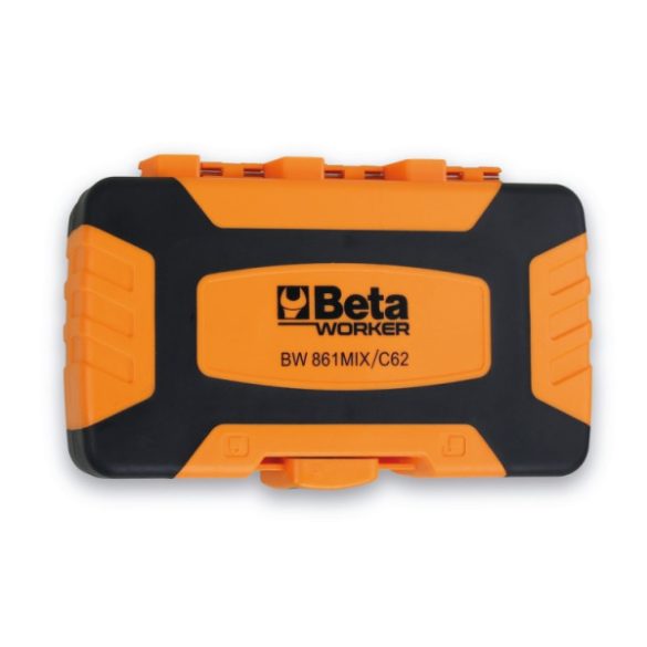Beta BW 861MIX/C62 60 darabos bit és 2 tartozék készlet, zsebtáskában