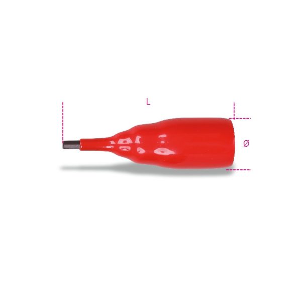Beta 910MQ/PE6 3/8" IMBUSZ DUGÓKULCS, SZIGETELT 6 MM