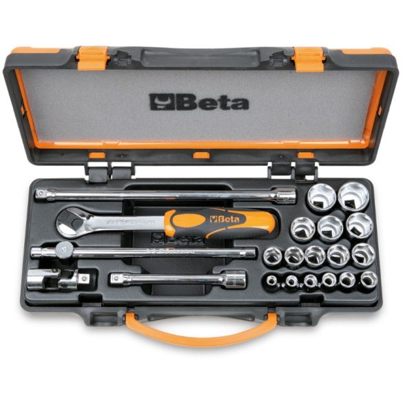 Beta 910A/C16 16 dugókulcs és 5 tartozék fémdobozban 