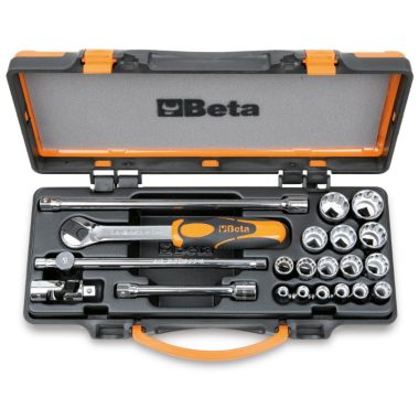 Beta 910B/C16 16 dugókulcs és 5 tartozék fémdobozban 