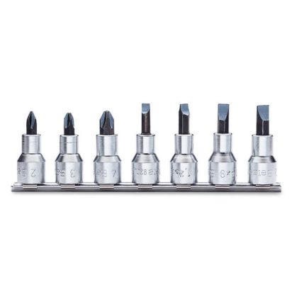   Beta 920LH/SB7 Csavarhúzó-dugókulcs készlet Phillips®-csavarokhoz krómozott, barnított fej