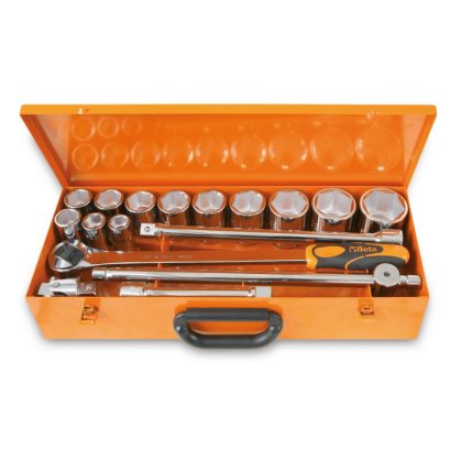   Beta 928B/C12 12 tizenkétlapú dugókulcs és 4 tartozék, fémdobozban