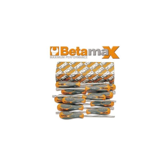 Beta 943BX/S12 12 részes dugókulcs-csavarhúzó szerszám készlet bi-materiál nyéllel