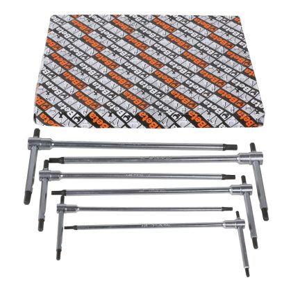   Beta 951/S6 6 darabos T szárú egyszerű, 3 külső végű hatlapfejű kulcs készlet