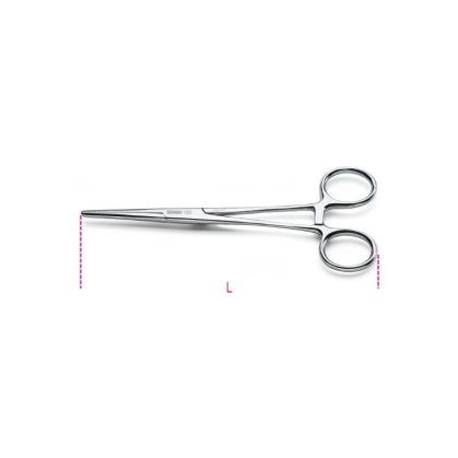   Beta 1002 Önzáró fogó lekerekített, recézett pofával, rozsdamentes acélból