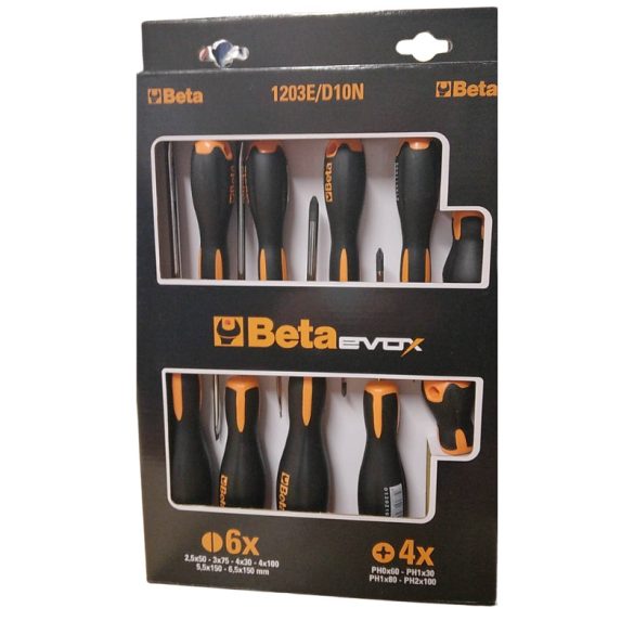 Beta 1203E/D10N 10 darabos Evox csavarhúzó készlet professzionális felhasználásra
