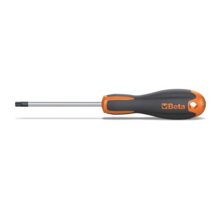 Beta 1207E/TX Evox Torx imbusz-csavarhúzó fekete heggyel és ergonomikus narancssárga-fekete markolattal