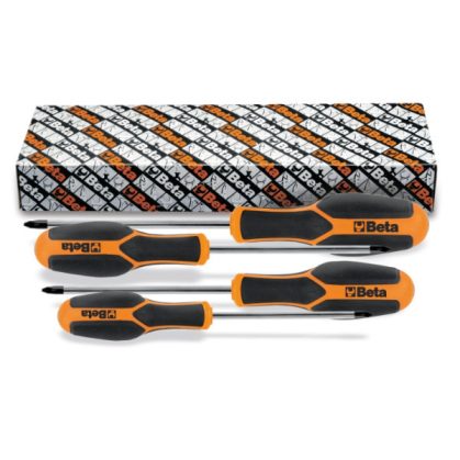 Beta 1222/S4 Morphos 4 darabos keresztfejű Phillips csavarhúzó készlet különböző méretekben