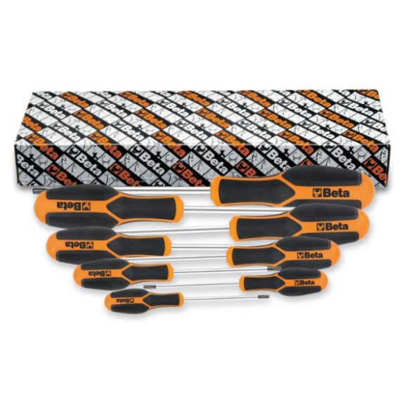 Beta 1228RTX/S8 8 darabos Morphos csavarhúzó készlet Tamper Resistant Torx profilú csavarokhoz