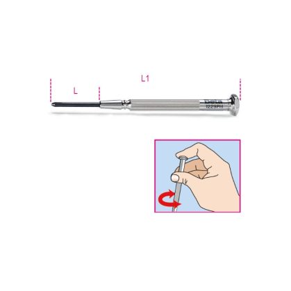   Beta 1229PH Phillips® műszerész csavarhúzó, nikkelezett, barnított