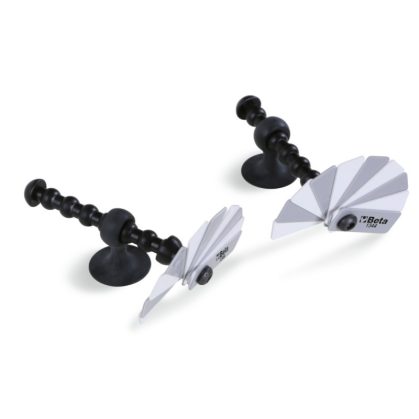   Beta 1344 Vastagságmérő pár karosszéria lakatosok számára 10 rögzítő tapadókorongos pengével