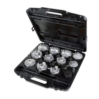   Beta 1493/C19 18 darabos olajszűrőleszedő dugókulcskészlet. Különösen ajánlott ázsiai autókhoz