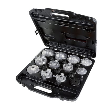   Beta 1493/C19 18 darabos olajszűrőleszedő dugókulcskészlet. Különösen ajánlott ázsiai autókhoz