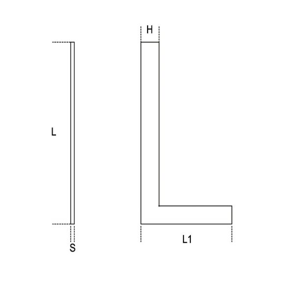 Beta 1670 1000 Precíziós derékszög acélból, köszörült