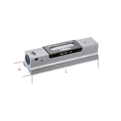   Beta 1699L Precíziós vízmérték, vasöntvény, köszörült prizmaalaplappal, 2 törésbiztos libella, fadobozban, pontosság: 0.05 mm/m