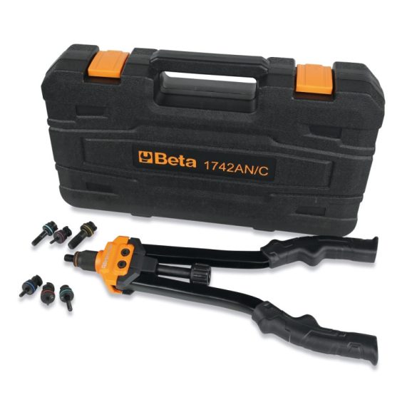 Beta 1742AN/C Erősített szegecsanyaroppantó 80 db acélszegeccsel