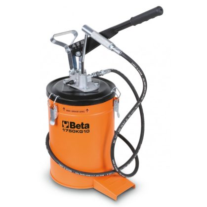   Beta 1750KG10 Karos zsírzókészülék, 10 kg térfogat, 2 m nagynyomású csővel