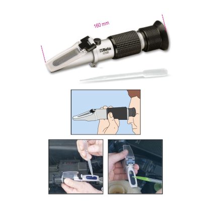   Beta 1759 Optikai fagyálló-, akkumulátorsav-, tárcsamosó- és AdBlue®-folyadék vizsgáló készülék Erősített tokban szállítva