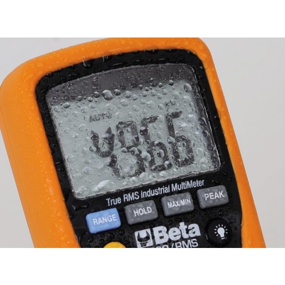 Beta 1760/RMS Ipari digitális multiméter pontos és robusztus, extrém körülmények között használható, 6 mm-es csúszás- és ütésálló külső gumiburkolattal 