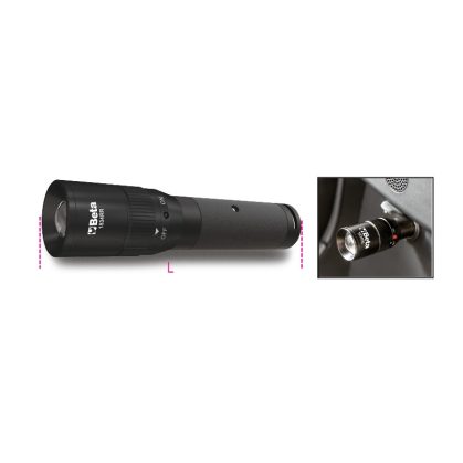   Beta 1834RR Szivargytó csatlakozóról tölthető LED lámpa állítható fénnyel