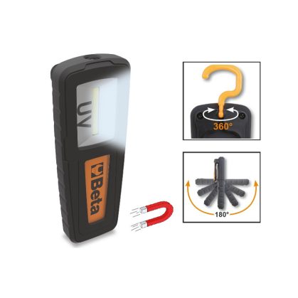   Beta 1838UV UV + fehér fényű tölthető lámpa ideális a szivárgások keresésére