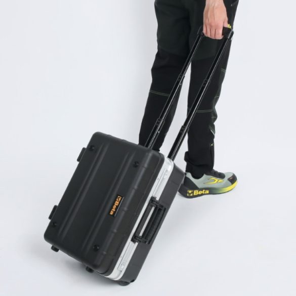 Beta 2031/TV Szerszámos koffer nagy vastagságú polipropilénből, alumínium profillal, kerekes, húzható