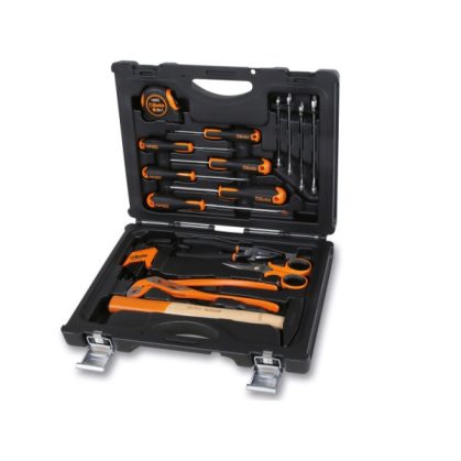 Beta 2055HB 24 darabos szerszámkészlet és Home Bag hordtáska kinyitva a szerszámokkal